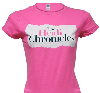 The Heidi Chronicles the Broadway Play - Ladies Pink Logo T-Shirt 